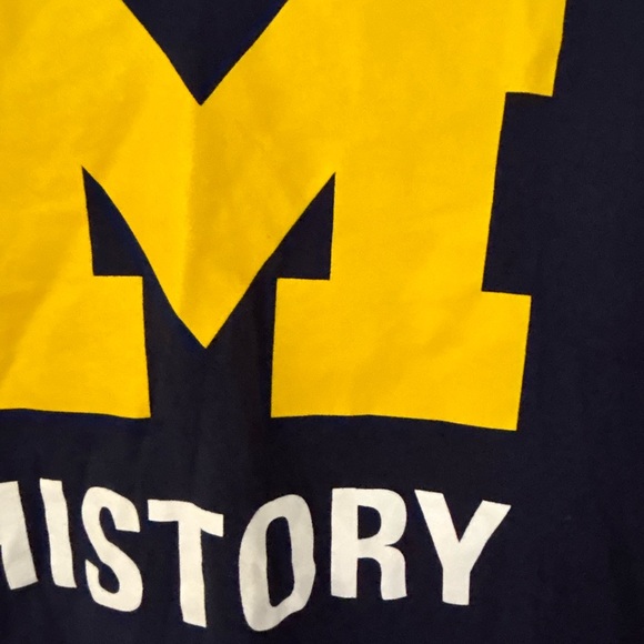 University of Michigan Wolverines History Department t-Shirt size medium. EUC. - Picture 5 of 8